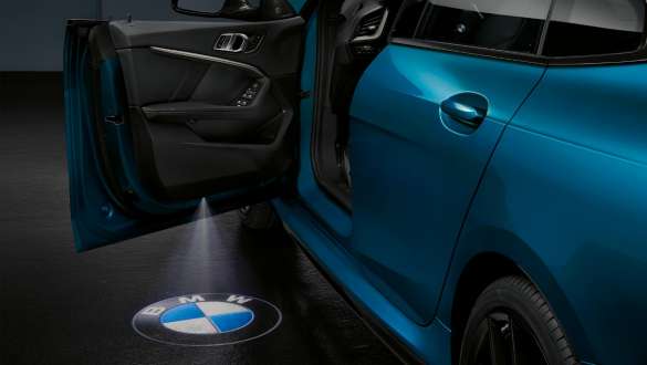 BMW LED door projectors BMW 2 Series Gran Coupé BMW LED door projectors BMW 2 Series Gran Coupé Snapper Rocks Blue metallic F44 exterior