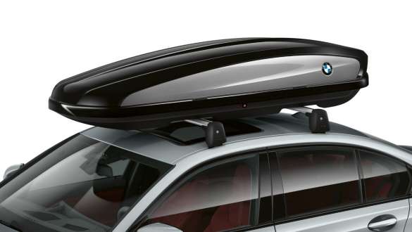 BMW roof box 520 black/titanium silver BMW 3 Series Sedan LCI G20 BMW roof box 520 black/titanium silver