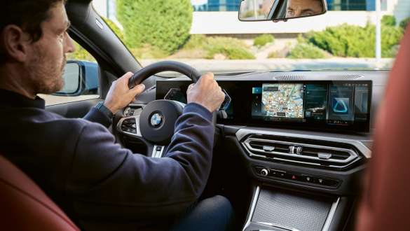 Electrically assisted steering. BMW 3 Sedan LCI G20 Electrically assisted steering