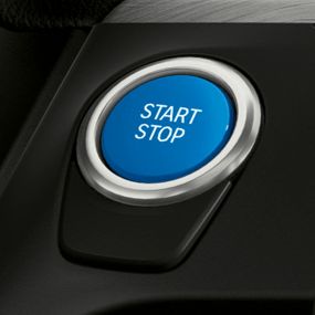Start/Stop button in BMW i Blue BMW iX3 G08 Start/Stop button in BMW i Blue BMW iX3 G08 2020