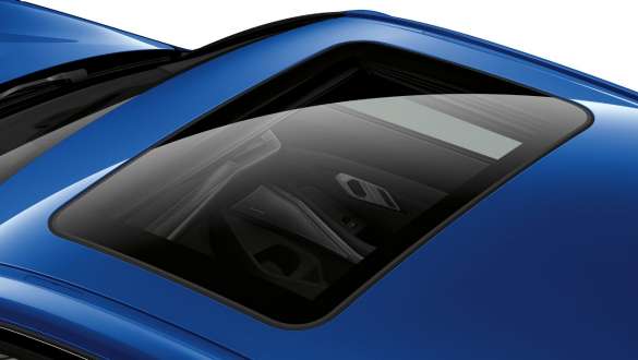 BMW ซีรีส์ 3 Sedan (G20), หลังคากระจก มุมมองจากด้านบน BMW ซีรีส์ 3 Sedan (G20) เมื่อะปิดหลังคากระจก