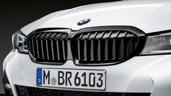 BMW ซีรีส์ 3 Sedan (G20), กระจังหน้าไตคู่ M Performance สีดำเงา BMW ซีรีส์ 3 Sedan (G20), กระจังหน้าไตคู่ M Performance สีดำเงา