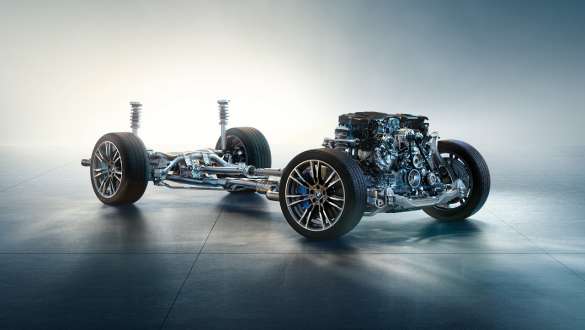 Mild hybrid technology BMW 5 Series Sedan G30 engine Mild hybrid technology BMW 5 Series Sedan G30 chassis