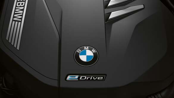 BMW 7 Series Sedan G11 G12 2019 electric engine BMW 7 Series Sedan G11 G12 2019 electric engine close-up