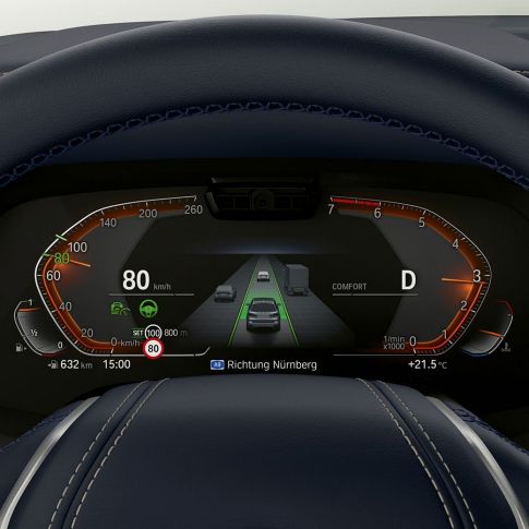 Driving Assitant Plus & Parking Assistant Plus Driving Assitant Plus & Parking Assistant Plus: close-up of the instrument panel
