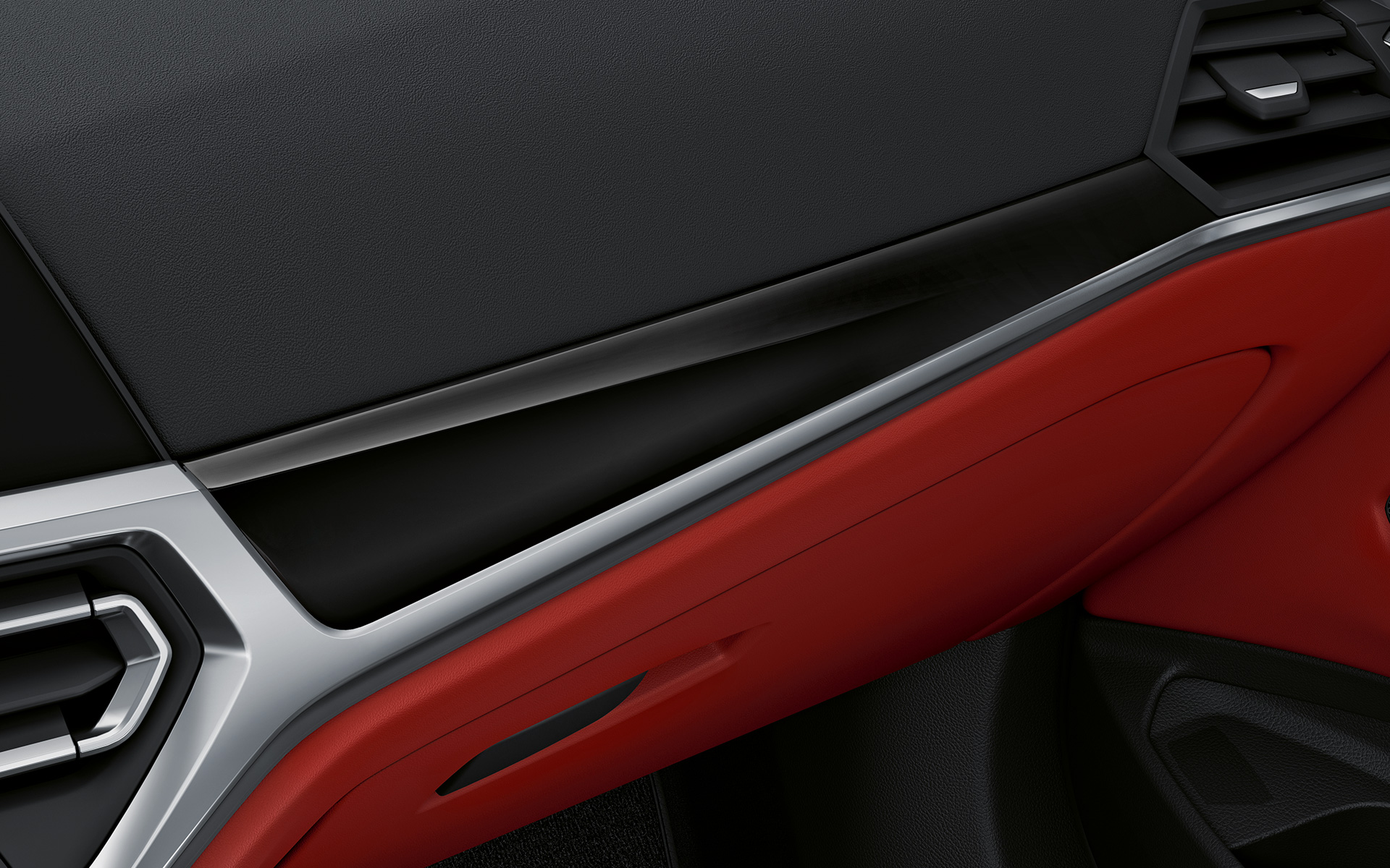 BMW 4 Series Coupé Individual G22 2020 แผงประตูด้านในตกแต่งด้วย Finishers Piano Fnish Black จาก BMW Individual BMW 4 Series Coupé Individual G22 2020 แผงประตูด้านในตกแต่งด้วย Finishers Piano Fnish Black จาก BMW Individual
