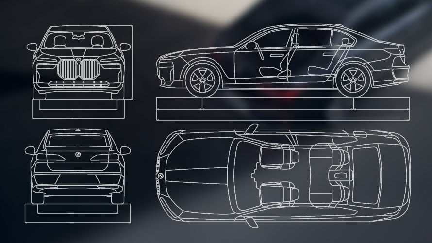 ข้อมูลทางเทคนิคของ BMW 7 Series Sedan G70 ICE 740i ข้อมูลทางเทคนิคของ BMW 7 Series Sedan G70 ICE 740i
