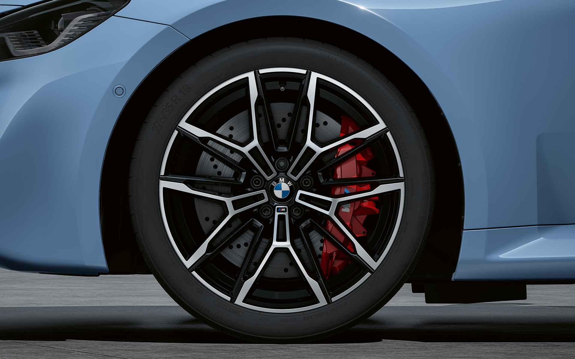 BMW M2 G87 ล้ออัลลอยน้ำหนักเบา M ลวดลายสไตล์ Double-spoke 930 M ล้ออัลลอยน้ำหนักเบา M ลวดลายสไตล์ Double-spoke 930 M ของ BMW M2 G87