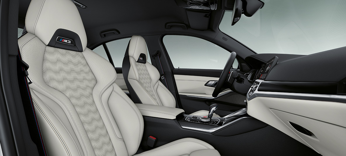 BMW Individual full leather trim 'Merino' Ivory White BMW M4 Coupé 2020 G82 Interior BMW Individual full leather trim 'Merino' Ivory White BMW M4 Coupé G82 2020 interior
