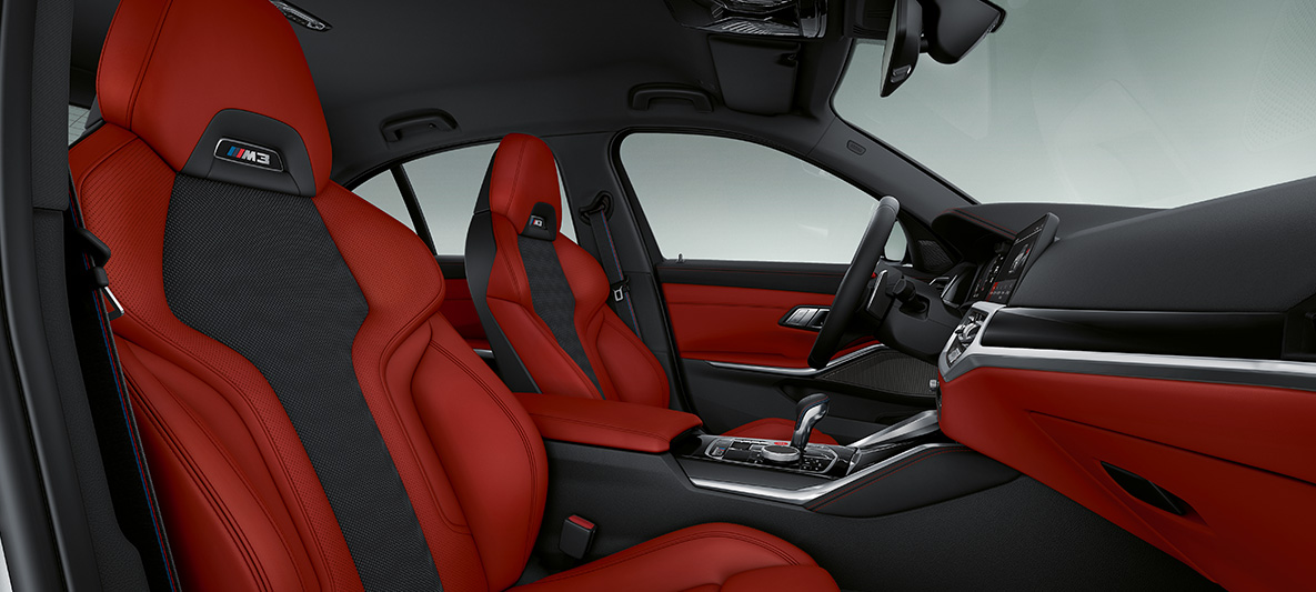 BMW Individual full leather trim 'Merino' Fiona Red/Black BMW M4 Coupé 2020 G82 Interior BMW Individual full leather trim 'Merino' Fiona Red/Black BMW M4 Coupé G82 2020 interior