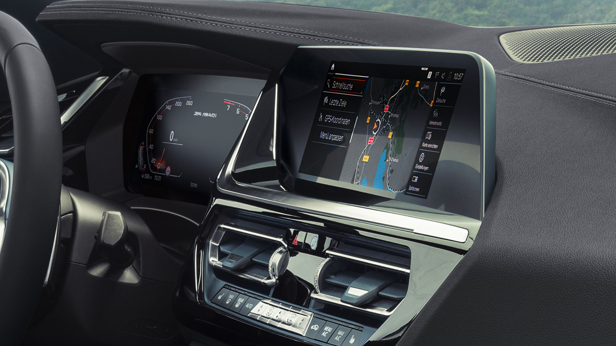 Intelligent Personal Assistant Intelligent Personal Assistant: Close-up of iDrive Displays