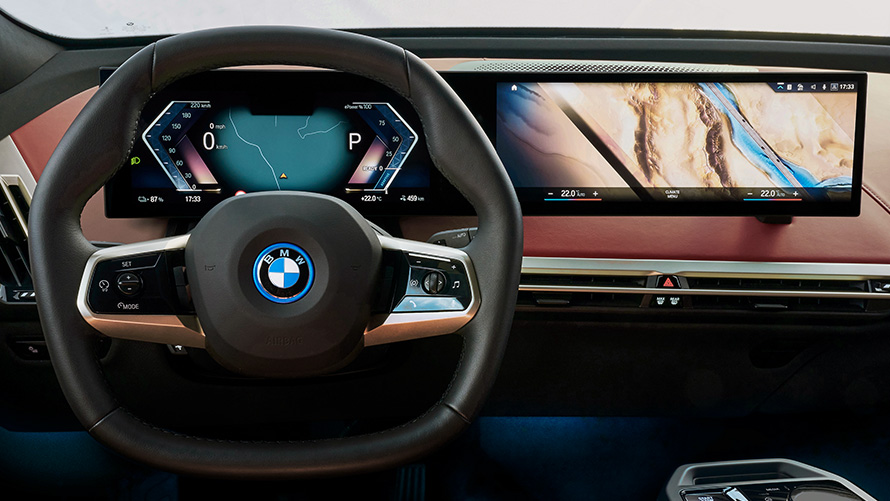BMW Cockpit และ BMW Curved Display ในคุณลักษณะการออกแบบส่วนบุคคลแบบ MyMode BMW Cockpit และ BMW Curved Display ในคุณลักษณะการออกแบบส่วนบุคคลแบบ MyMode