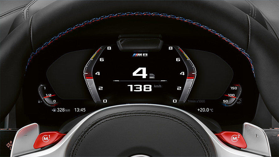 ภาพขยายใกล้โหมด M Track ในจอภาพ Remote Software Upgrade ภาพขยายใกล้โหมด M Track ในจอภาพ