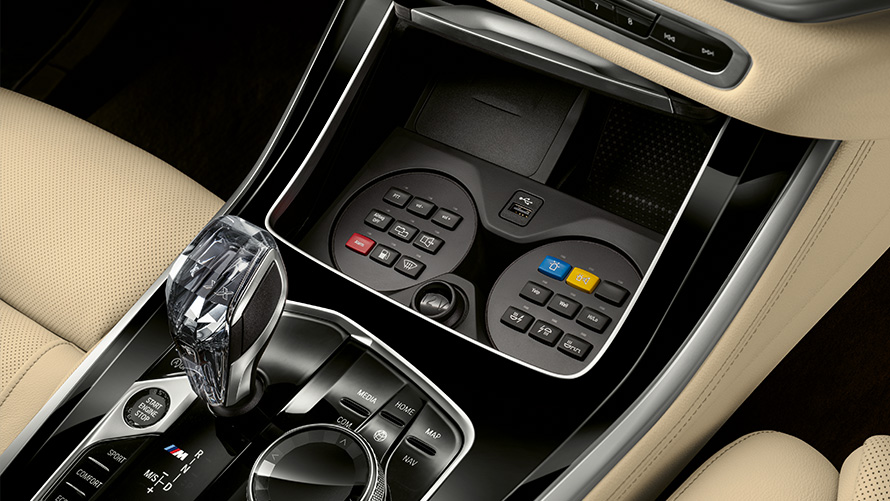 BMW Protection Vehicles Additional Equipment interior centre console BMW Protection Vehicles Additional Equipment interior centre console