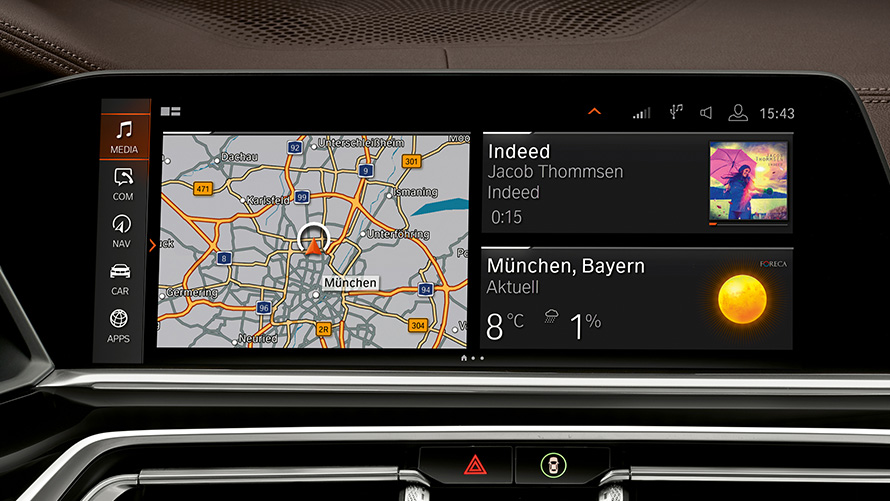 BMW Protection Vehicles BMW Intelligent Personal Assistant control Display BMW Protection Vehicles BMW Intelligent Personal Assistant control Display