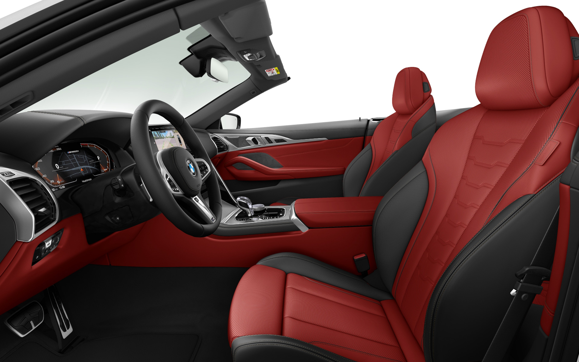 BMW Individual extended leather trim Merino Fiona Red/Black | Black BMW Individual extended leather trim Merino Fiona Red/Black | Black