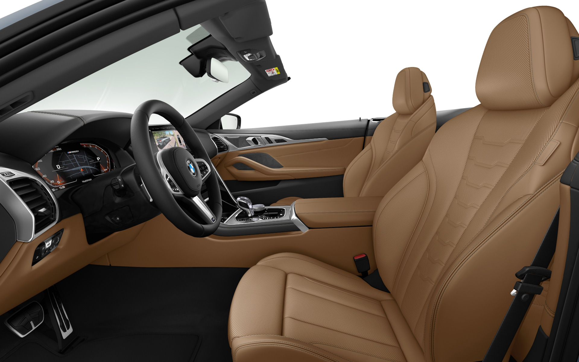 BMW Individual extended leather trim Merino Cognac | Black BMW Individual extended leather trim Merino Cognac | Black