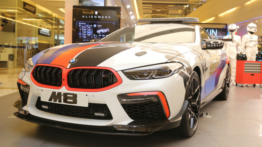 The BMW M8 MotoGP Safety Car The BMW M8 MotoGP Safety Car