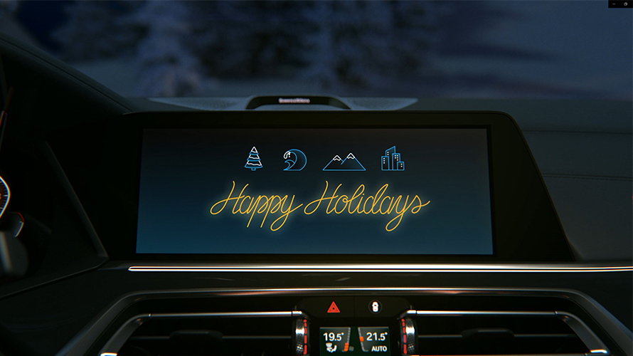 BMW Festive App Happy Holidays & New Year 2022