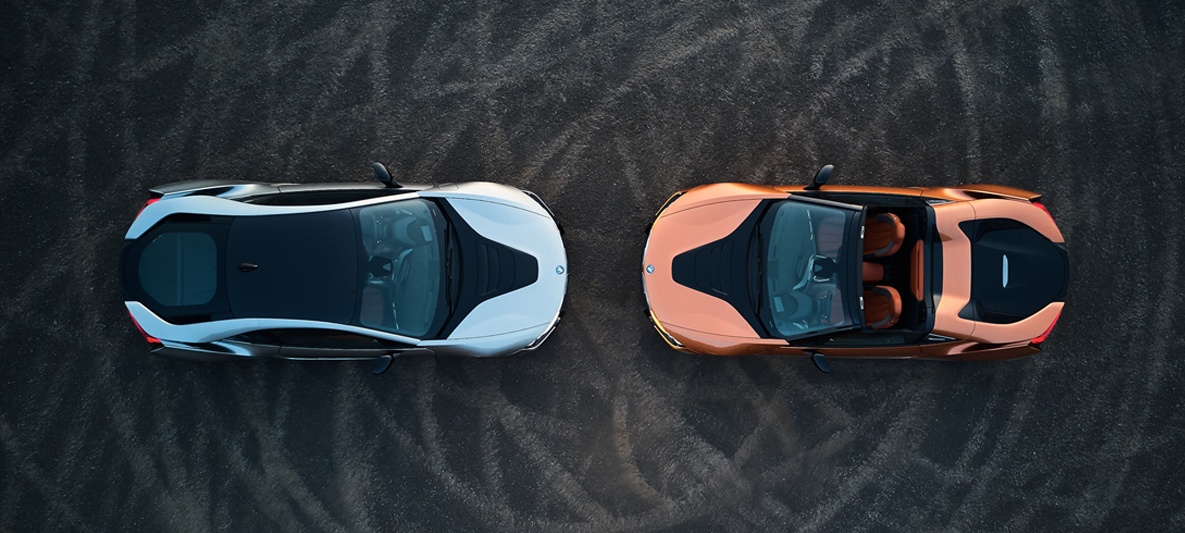 THE NEW BMW i8 Roadster. Clean wind in your hair. THE NEW BMW i8 Roadster. Clean wind in your hair.
