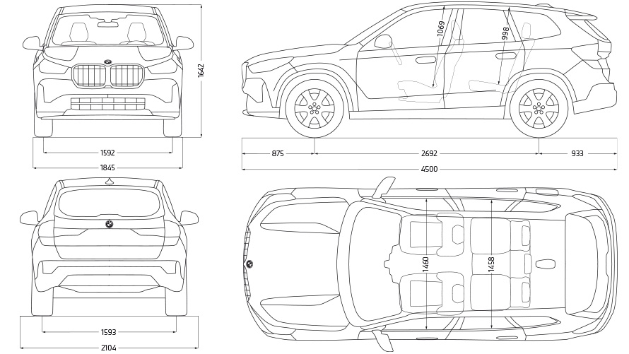 2023 BMW X1 xDrive23i U11 + Interieur 