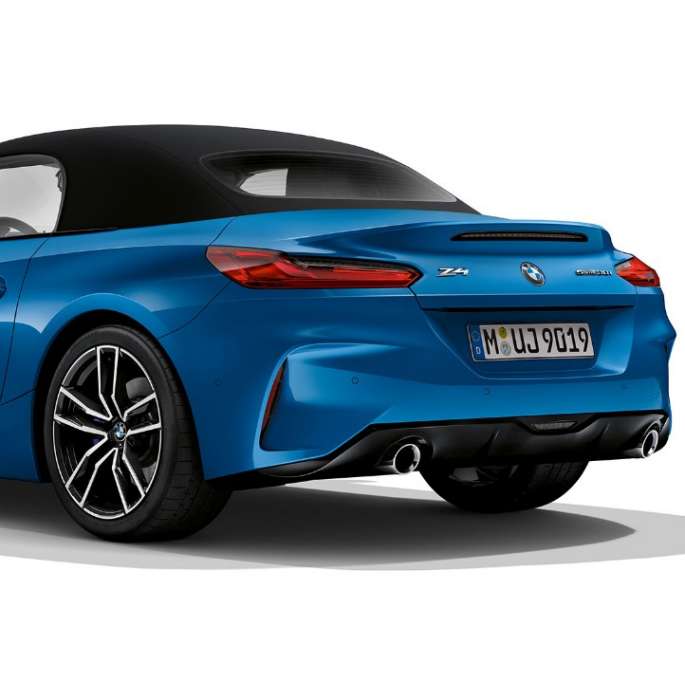 BMW Z4 Roadster Model M Sport, three quarter rear shot BMW Z4 Roadster Model M Sport